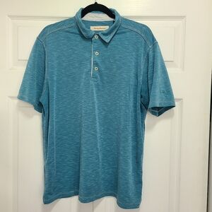 Tommy Bahama Blue Polo Shirt‎ mens Large